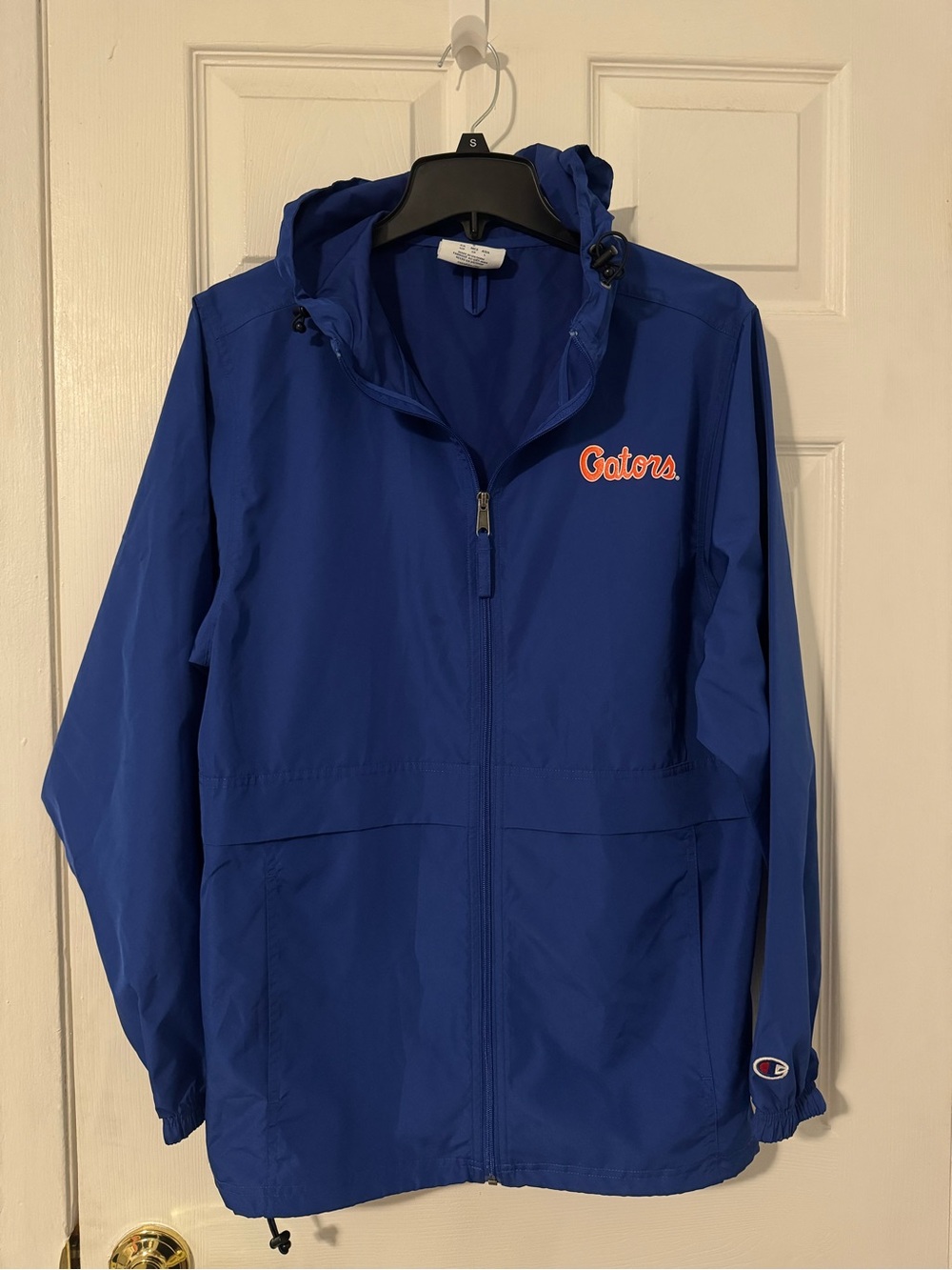 Champion Blue University of Florida Gators Hooded Windbreaker Jacket